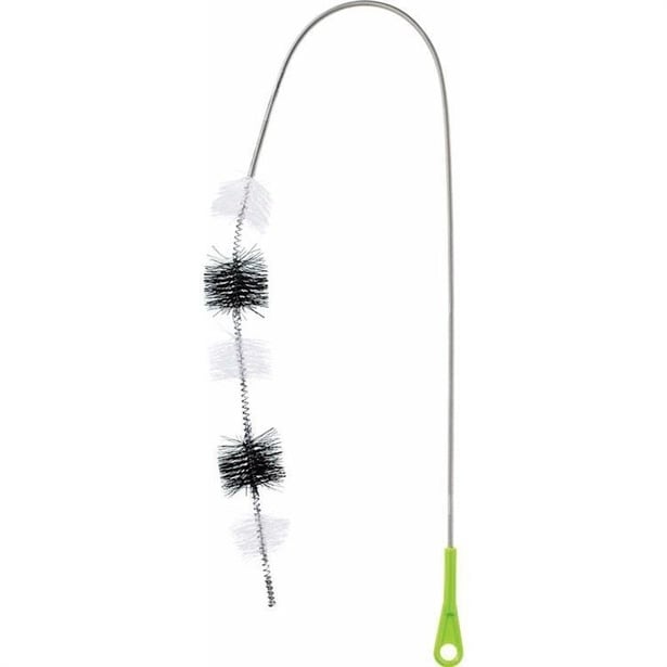 黒と白の2種類のブラシが、汚れをしっかりキャッチ！