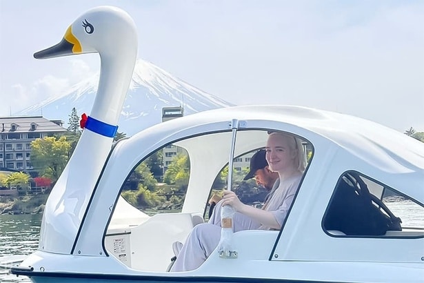 人気のスワンボート体験