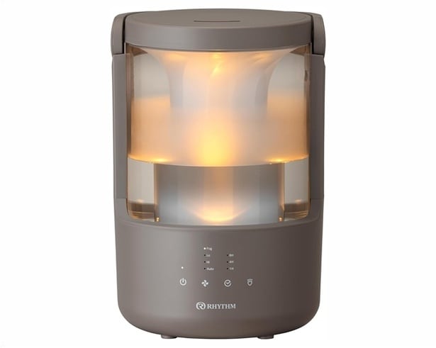 視覚や嗅覚でもリラックスできる癒しアイテム！【リズム】の加湿器がAmazonで好評販売中‼コンパクトでどんな部屋にも合いやすい‼
