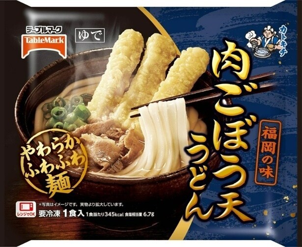 九州の味を再現「肉ごぼう天うどん」