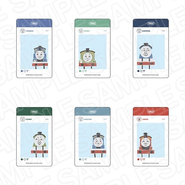 「スナップ風クリアカード(ランダム) OVERWORK SERIES」(全6種類、各550円)