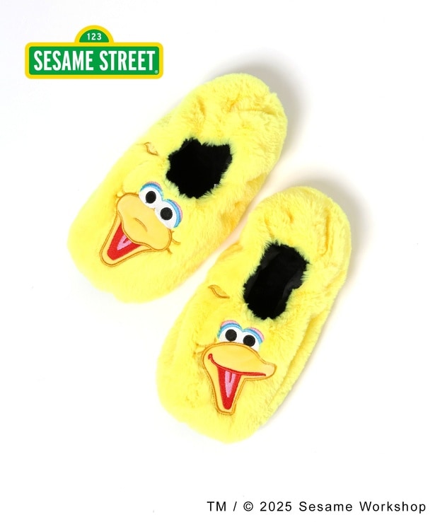 「【セサミストリート】ルームシューズ(ビッグバード)」(3990円)