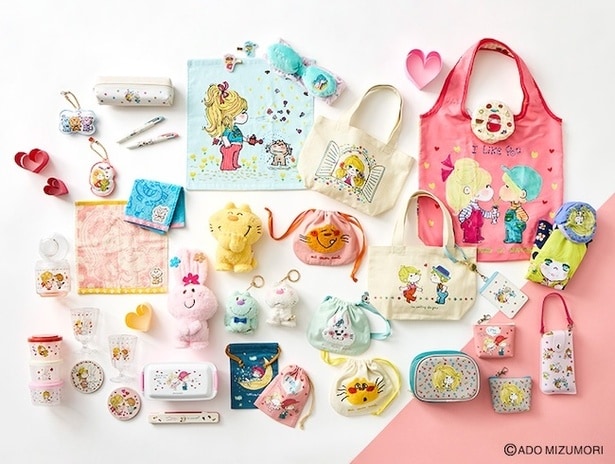 「もっともっとLOVE亜土ちゃん」では、80点以上のアイテムがラインナップ