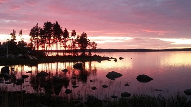 スウェーデンの白夜