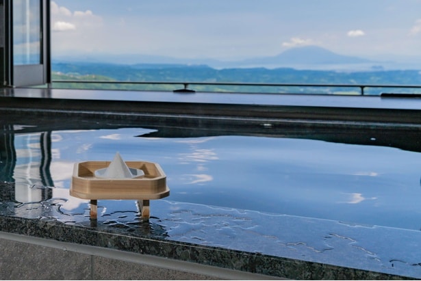 清め塩と客室露天