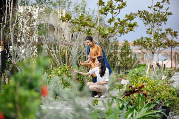 「星のや沖縄」のスタッフが案内する「吉祥庭めぐり」