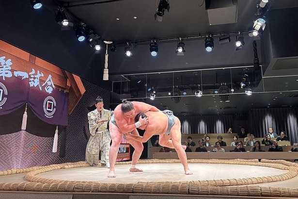 パワフルな取組を観戦！