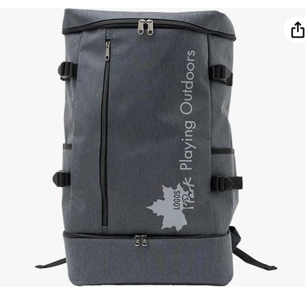 雨の日も荷物すっきり！2層式【ロゴスパーク】デイバッグをAmazonでチェック