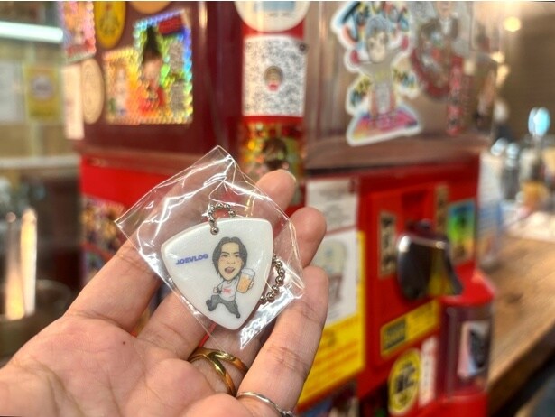 カプセルトイに挑戦!スタッフから「かわいいの当たりましたね~!」と言ってもらえた