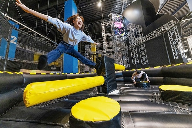 「Jump×Jump」で回転する障害物に挑戦