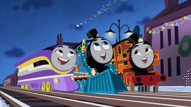 星降る夜の街で、みんなでサンタ探しの準備万端！