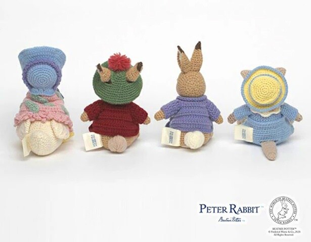 編みぐるみの後ろ姿もチェック！