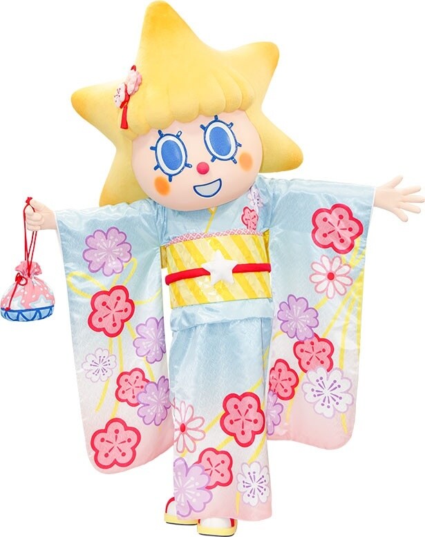 新しい晴れ着でドレスアップしたソラカラちゃん