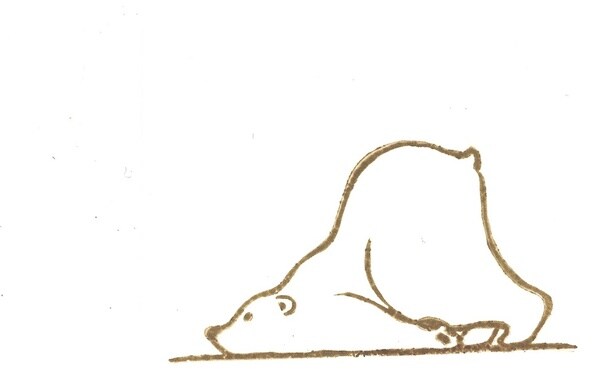 寒中見舞いに、ゆるっとした雰囲気がかわいいシロクマのハンコはいかが？