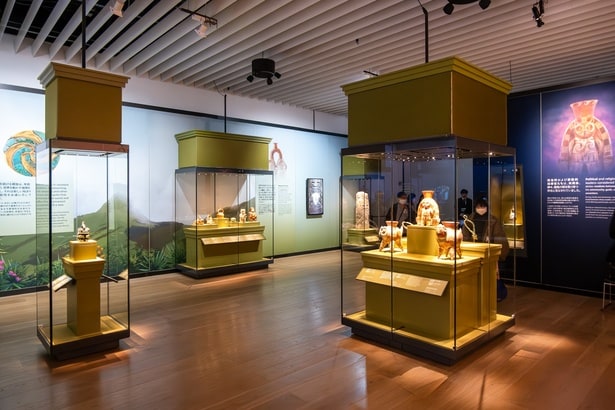 「アンデス世界」の展示風景