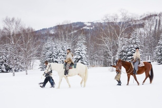 白銀の乗馬体験