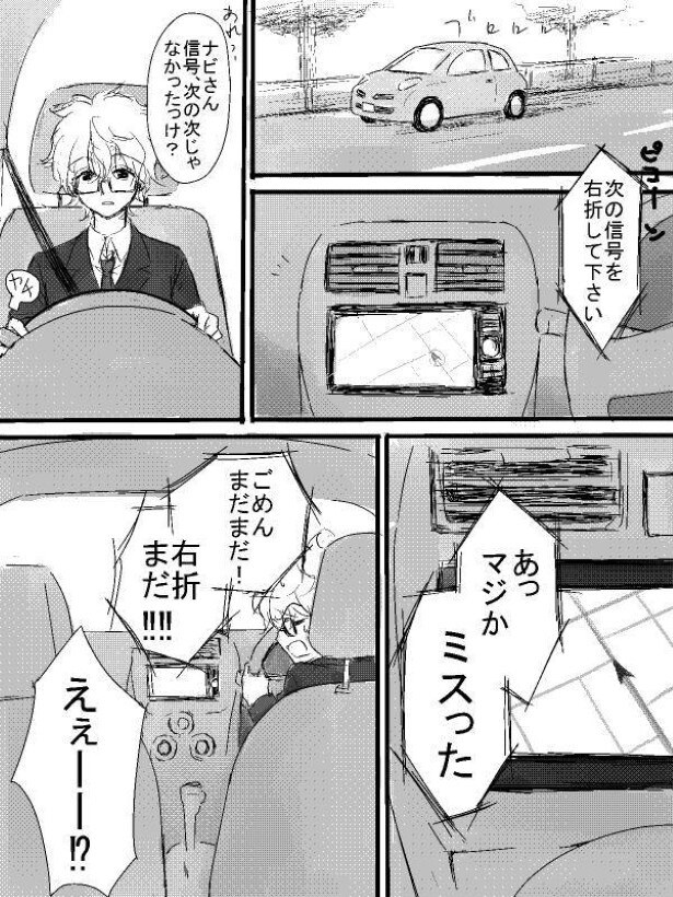 最新機能のはずなのに、よく道を間違えるナビさん