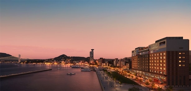 BEB5門司港外観と門司港の街並みイメージ