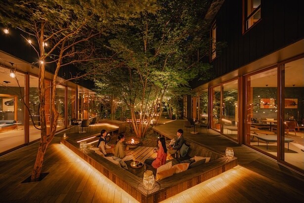 BEB5軽井沢の中庭