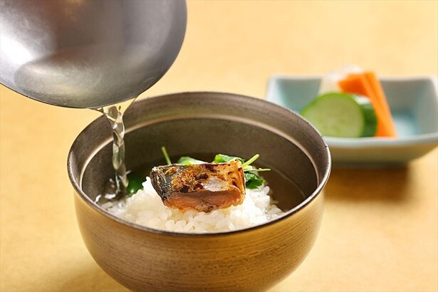 【写真】北陸地方の郷土の味を楽しめる「〆へしこ茶漬け」