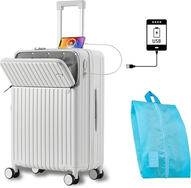 USB充電から耐衝撃まで。スマートに旅するなら頼れる【ベセロ】のスーツケースで！いまならAmazonで販売中！