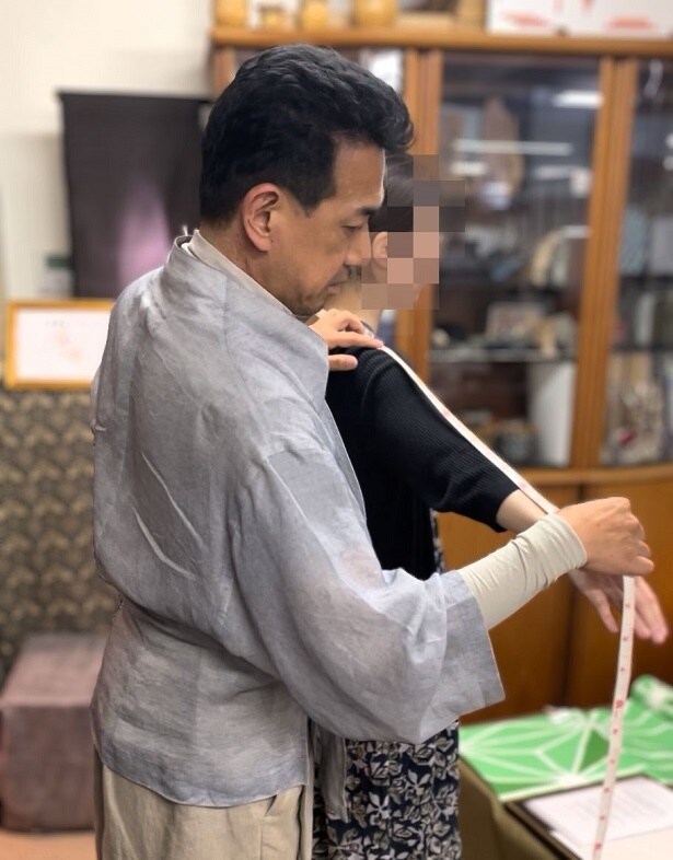 会期中は、やまもと工藝独自の「マイ寸法」で採寸してもらえるチャンス!