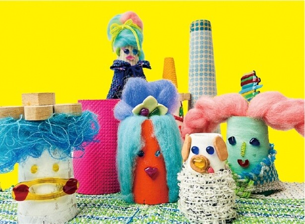 【写真】端材でecoツリーをつくろう!