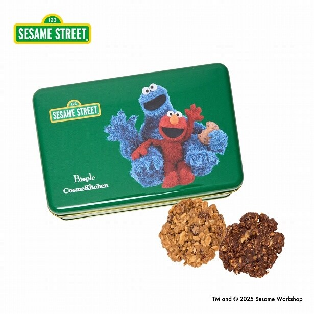 「オートミールクッキー缶」