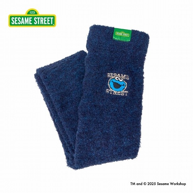 「もこもこ着圧ナイトレギンスM/L クッキーモンスター」