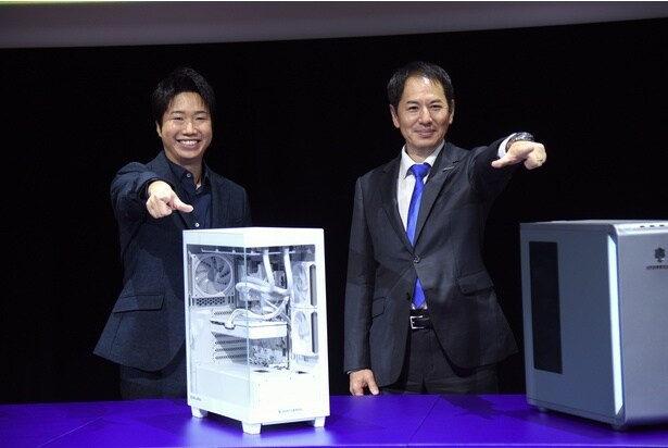 卓球金メダリスト・水谷隼も興味津々…ゲーミングPC「ガレリア」より5つの新ラインアップがお披露目