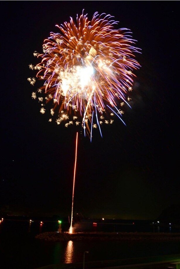 湯浅まつり花火大会(湯浅広港堤防)