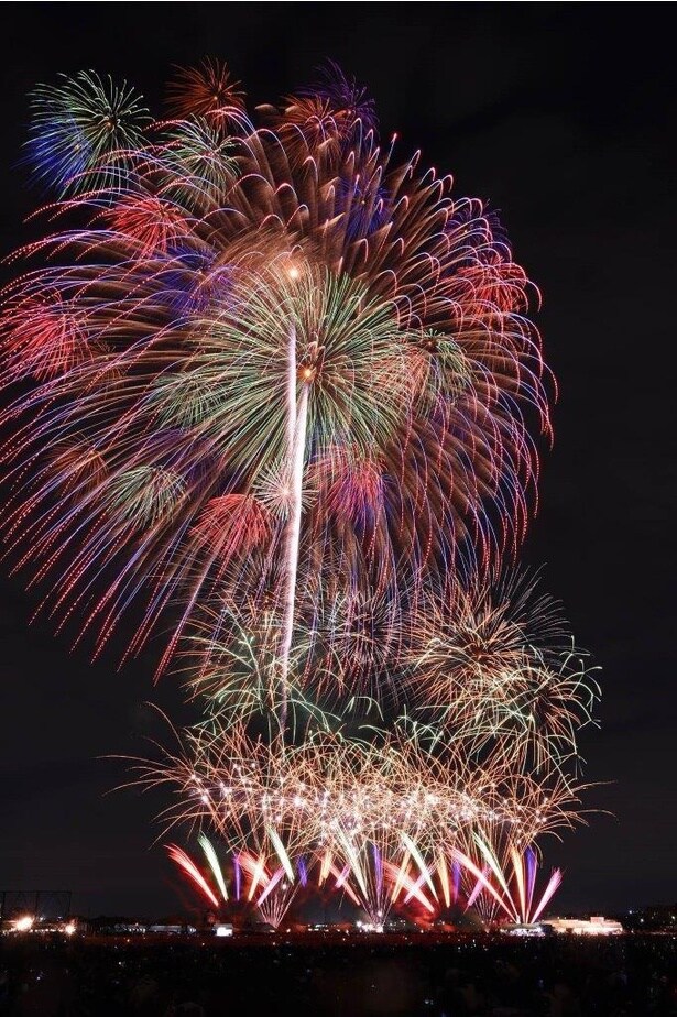 第47回世田谷区たまがわ花火大会(区立二子玉川緑地運動場(二子橋上流))