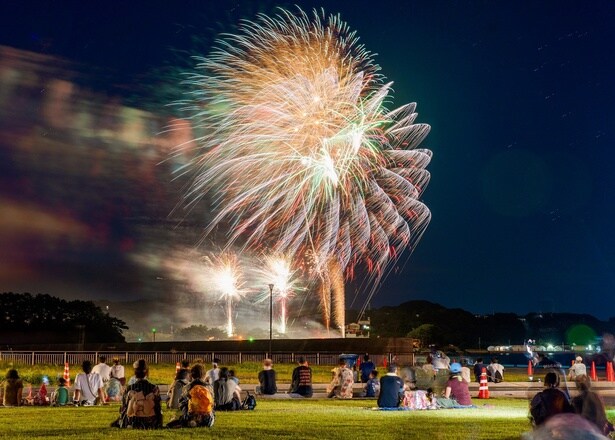 壱岐島ふるさと花火2025  ～壱岐島からふるさとを想うやさしい花火～(青い海と緑の広場)