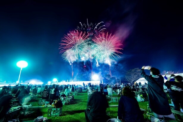 肉と焼酎のふるさと・みやこんじょ花火大会(観音池公園自由広場)