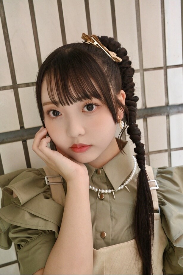 【写真】前作に続き、選抜に選ばれた森本くるみさんに新曲『Karma』について話を聞いた