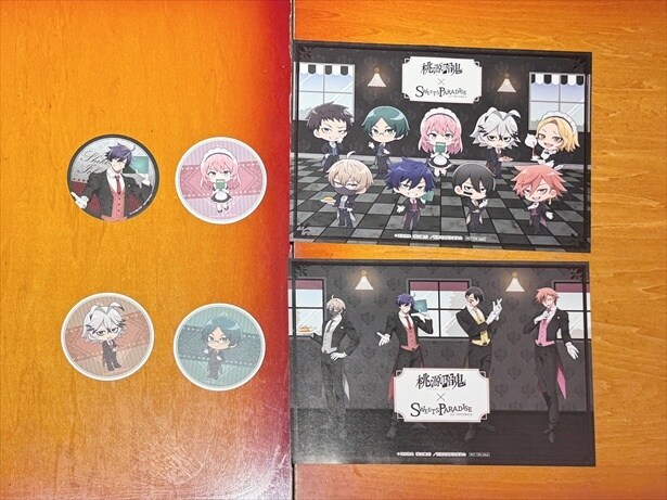 スイーツパラダイス限定のカフェ衣装の等身とデフォルメイラスト、両方そろえたい……!!