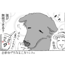 誰が無視できる？“串焼き泥棒”の上目遣いに負ける！海外の名物グルメ「全部は食べられないめし」に大反響【作者に訊く】