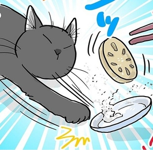 【猫の“そわそわ”にキュン】「ボクも、ボクも！」飼い主の行動をマネした猫が大惨事に！そのかわいすぎる一部始終【作者に聞いた】
