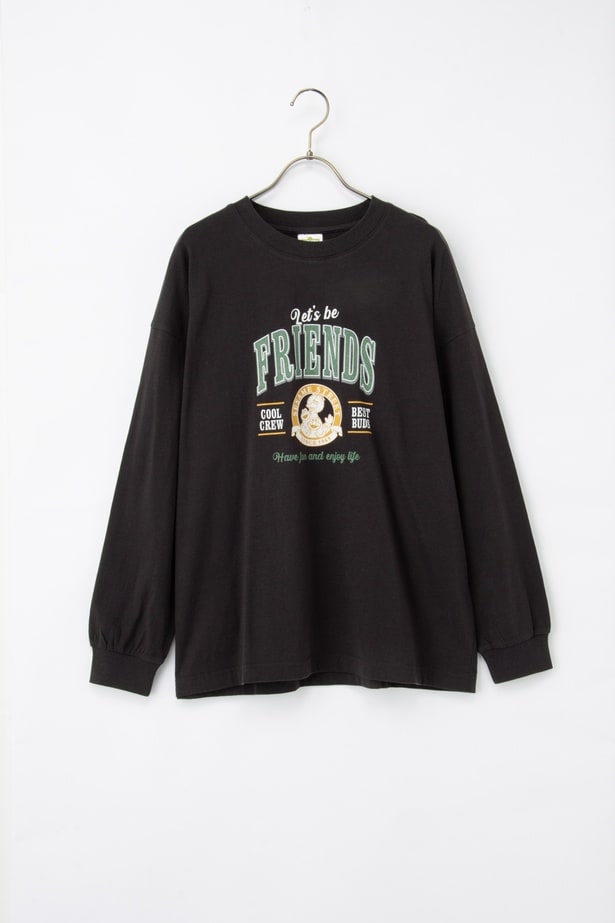 「セサミストリート長袖Tシャツ(ブラック)」(2280円)