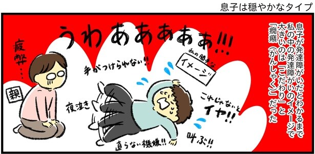 「息子は穏やかなタイプ」1/9