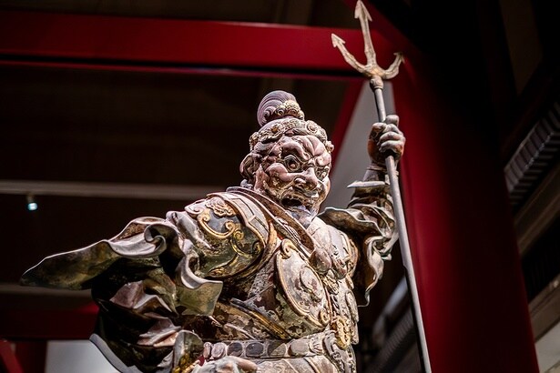 国宝 四天王立像(広目天)(部分) 鎌倉時代・13世紀　奈良・興福寺蔵 中金堂安置