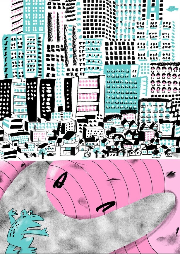 イラストレーター・遠山敦が描いたオリジナルイラスト