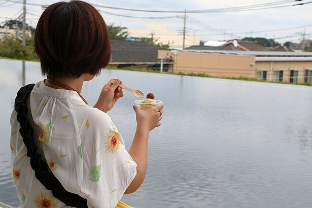 「KadoCafe」でひと息。「おいモンブラン」で秋の気分を満喫