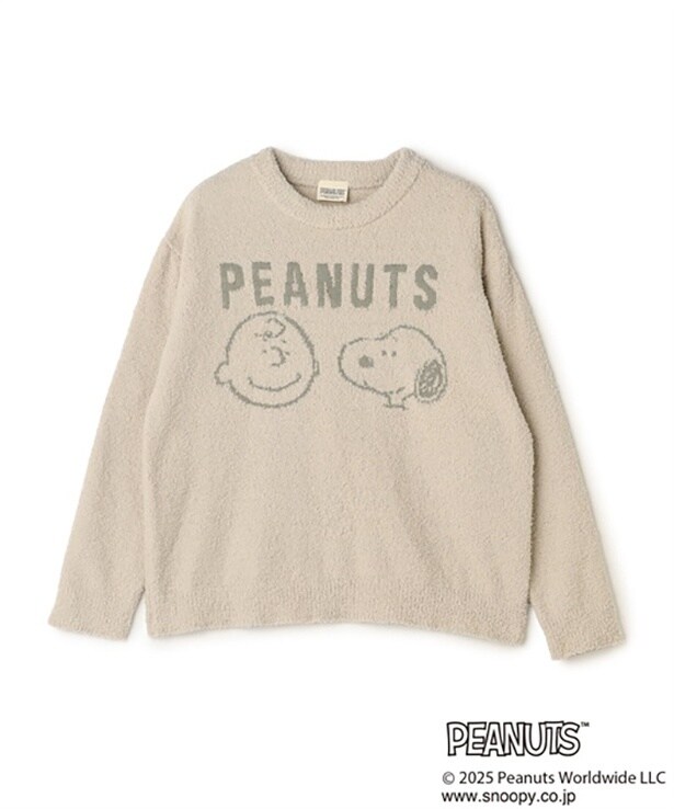 「【PEANUTS/ピーナッツ】SNOOPYもこもこルームウェアトップス」(5489円)※アイボリー