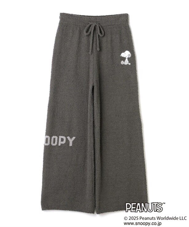 「【PEANUTS/ピーナッツ】SNOOPYもこもこルームウェアロングパンツ」(5489円)※グレー