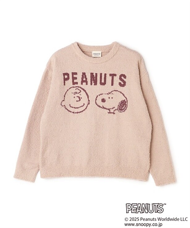 「【PEANUTS/ピーナッツ】SNOOPYもこもこルームウェアトップス」(5489円)※ピンク
