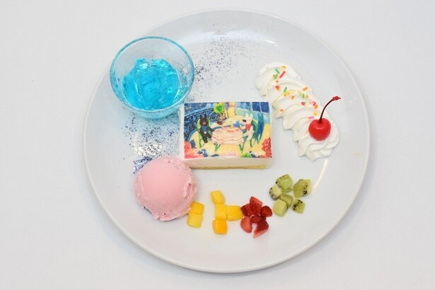 「リサとガスパール25周年ケーキプレート」(1650円)