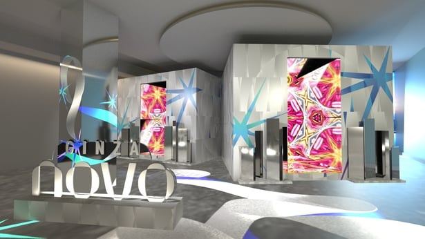 【画像】インスタレーション「カレイドスコープ・オブ・ジョイ：GinzaNovo × Ribbonesia」のイメージ