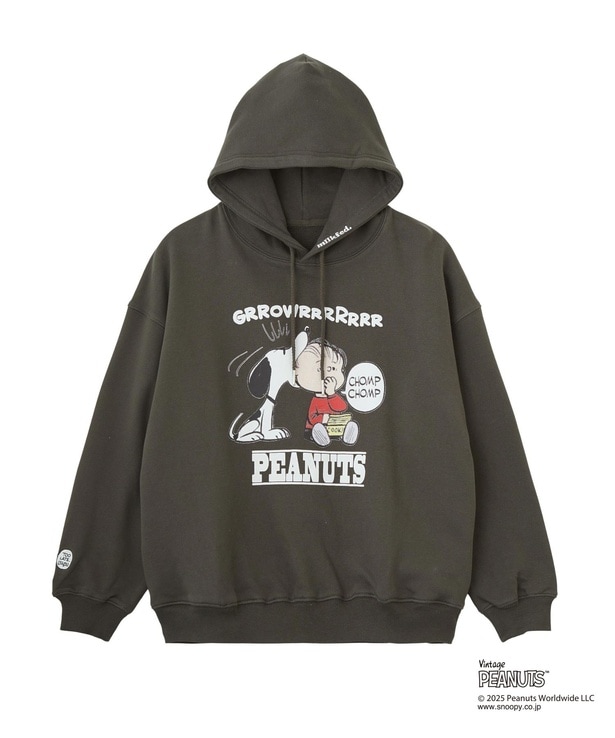 「MILKFED. × PEANUTS HOODIE(チャコール)」(各1万2100円)