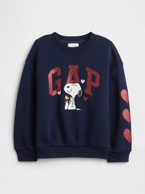「スヌーピー スウェットシャツ」(4990円) ※Gap Outletストアと公式オンラインストア限定